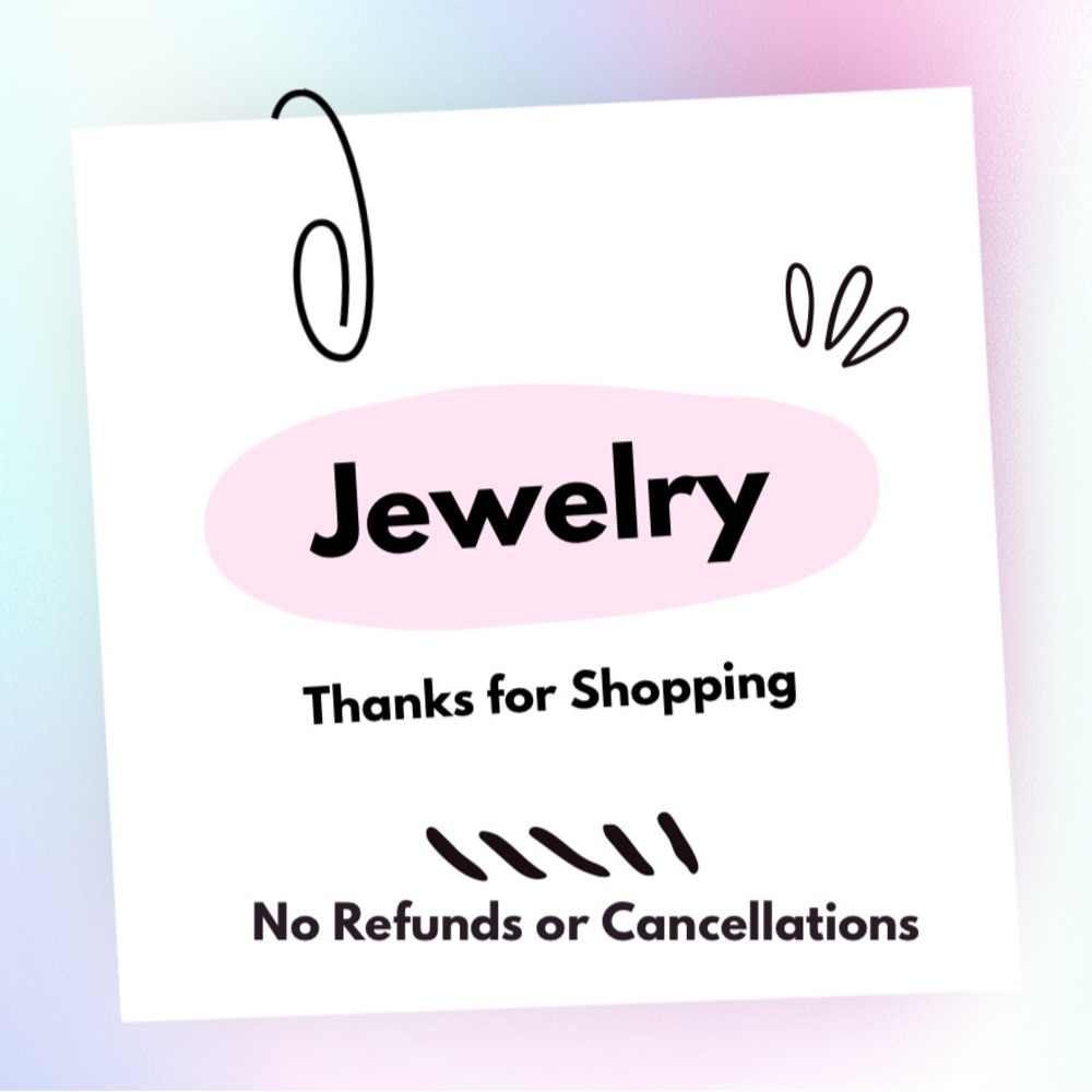 Jewelry Shopping Notice
